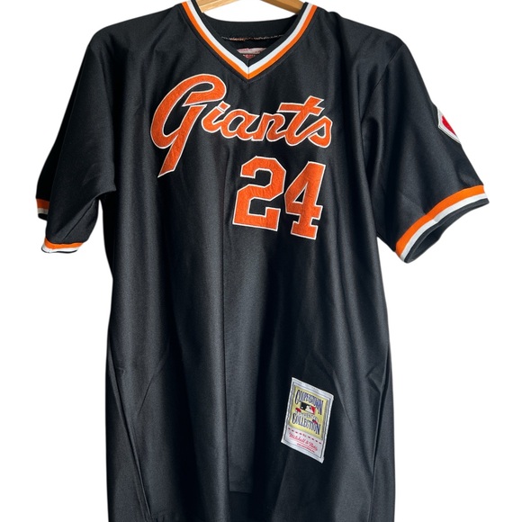 Mitchell & Ness Cooperstown SF Giants Jersey – Willie Mays #24 Patch - Picture 1 of 7